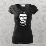 "Cup of Positivi-Tea Coffee T-Shirt for Women"