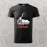 "Fueled by Mitochondria & Coffee T-Shirt for Men"