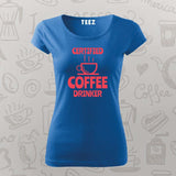 Certified Coffee Drinker T-Shirt for Women-Caffeine Lover Tee