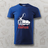 "Fueled by Mitochondria & Coffee T-Shirt for Men"