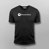 Browser Stack Men's Round Neck Tee - Stylish Tech Wear by Teez