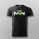 call of duty mw2 Black Half Sleeve T Shirt For Men