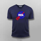 dosaNavyVNeckTShirtForMen