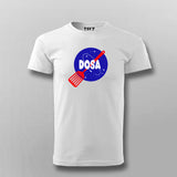 dosaWhiteHalfSleeveTShirtForMen