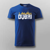 dubai-blue-half-sleeve-t-shirt