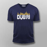 dubai-navy-v-neck-t-shirt