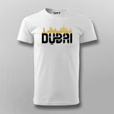 dubai-white-half-sleeve-t-shirt