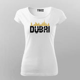 dubai-white-half-sleeve-women-t-shirt