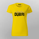 dubai-yellow-half-sleeve-women-t-shirt