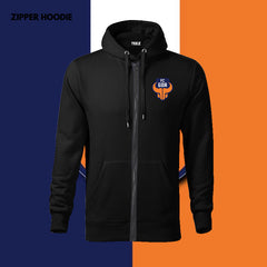 FC Goa Cotton & Zipper Hoodie - Show Your Gaurs Pride