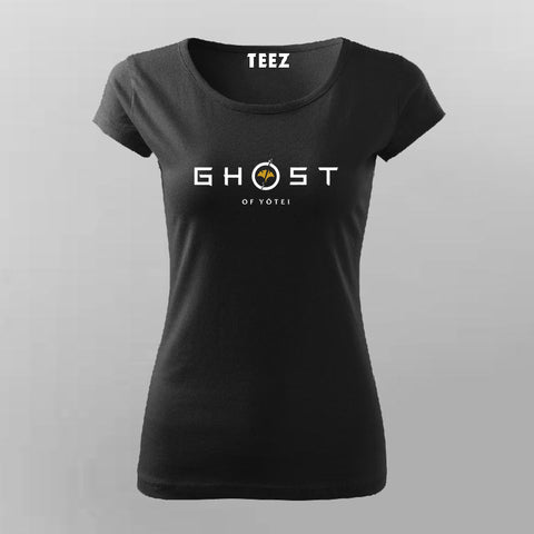 ghost of yotei Black Half Sleeve T Shirt For Women