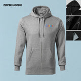 google-grey-zipper-hoodie