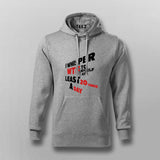 Witty Hoodie For Men – "I Whisper WTF 20 Times a Day"