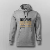 Software Developer Hourly Rate Hoodie for Men-Funny Coder Tee