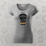 "Cup of Positivi-Tea Coffee T-Shirt for Women"