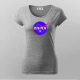 Pew Pew Space T-Shirt for Women - Fun Cosmic Style