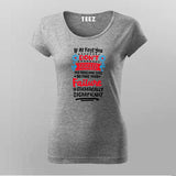 If at First You Don’t Succeed, Call It Experiment T- shirt For Women