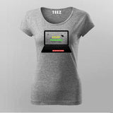 Keep Pushing T-Shirt For Women | Motivational Coding & Developer Tee