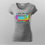 I Wear This Shirt Periodically T-Shirt For Women - Funny Science Tee