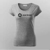 Jane Street Logo T-Shirt For Women – Minimalist Design