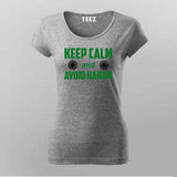 Keep Calm and Avoid Haram T-Shirt for Women - Faithful and Bold