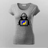 Python Hacker T-Shirt For Women – Cool Programmer & Coder