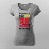 10% Code, 90% Debugging T-Shirt For Women – Funny Programmer