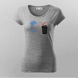 PHP vs Java T-Shirt for Women | Funny Programmer Tee