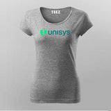 Unisys T-Shirt For Women- Represent Innovation in Style