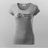 VNIT Logo ESTD T-Shirt For Women - Show Your Pride