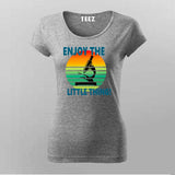 Enjoy the Little Things Science T-Shirt For Women