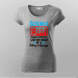 Science Lab T-Shirt For Women - Fun Chemistry & Experiment