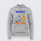 Biologists Take "Cellfies" - Funny Science T-Shirt For Women