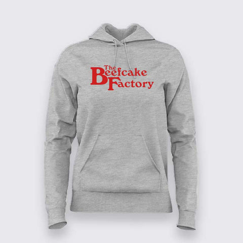 Beefcake Factory Gym Hoodie for Women – Funny Fitness