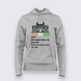 Mumbaikar Hoodie For Women - Celebrate Mumbai Spirit