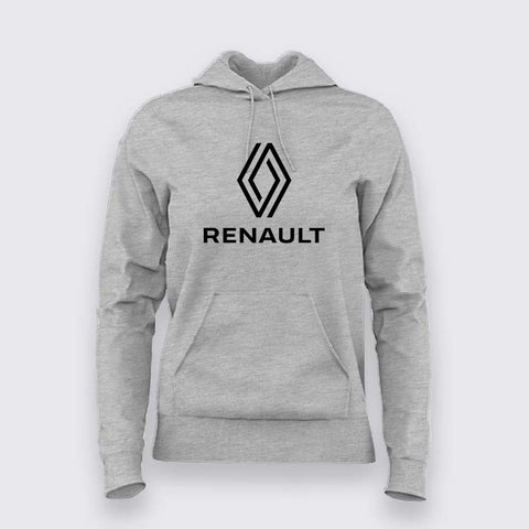 Renault Logo Hoodie For Women – Iconic French Automotive Style