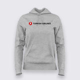 Turkish Airlines Logo Hoodie For Women