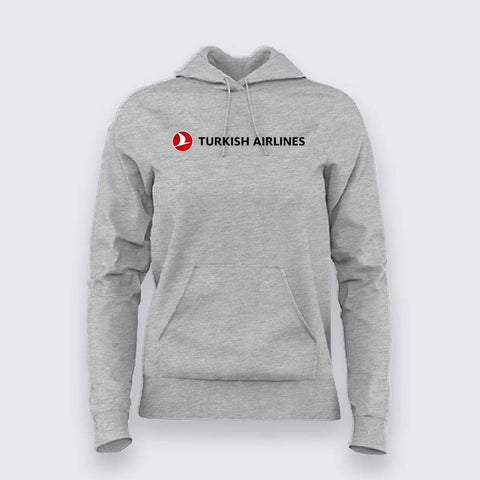 Turkish Airlines Logo Hoodie For Women