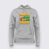 Samosa Chai & Gupshup Hoodie For Women - Fun Desi Vibes