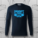 Dammit 1966 Gym  –  Vintage Fitness Vibes T-Shirt For Men