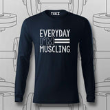 Everyday I'm Muscling T-Shirt For Men – Gym & Workout