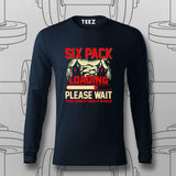 Six Pack Loading Funny Gym T-Shirt For Men