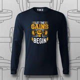 Let the Gains Begin T-Shirt For Men – Motivational Gym