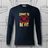 Commit to Be Fit T-Shirt For Men – Fitness Motivation Apparel