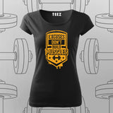 No Excuses Gym T-Shirt For Women – Build Muscles, Not Excuses