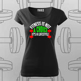 Fitness Is Not a Choice T-Shirt For Women – Commit to the Grind