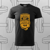 No Excuses Gym T-Shirt For Men – Build Muscles, Not Excuses