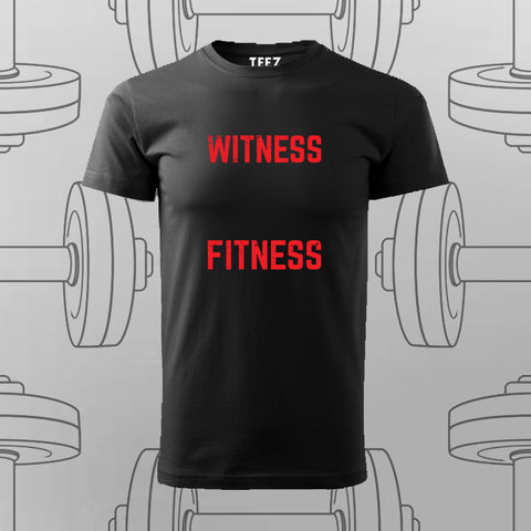 Witness Fitness T-Shirt For Men – Power Through Every Rep