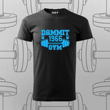 Dammit 1966 Gym  –  Vintage Fitness Vibes T-Shirt For Men