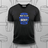 Stay Fit Live Healthy, Gym Regularly T-Shirt For Men